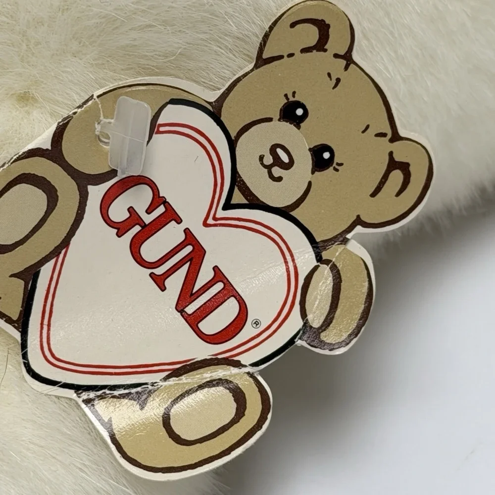 Vintage 1986‎ Gund White Seal Pup Phineas Stuffed Animal Plush Toy 10